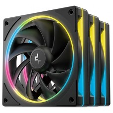 120mm Case Fan - DEEPCOOL FL12 SE 3-IN-1 Black